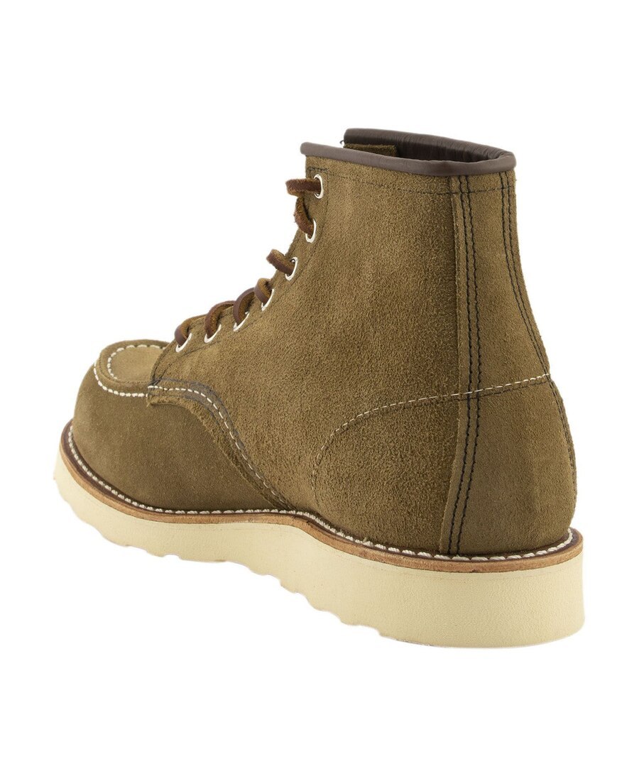 Red Wing Shoes Classic Moc Ankle Boots In Green