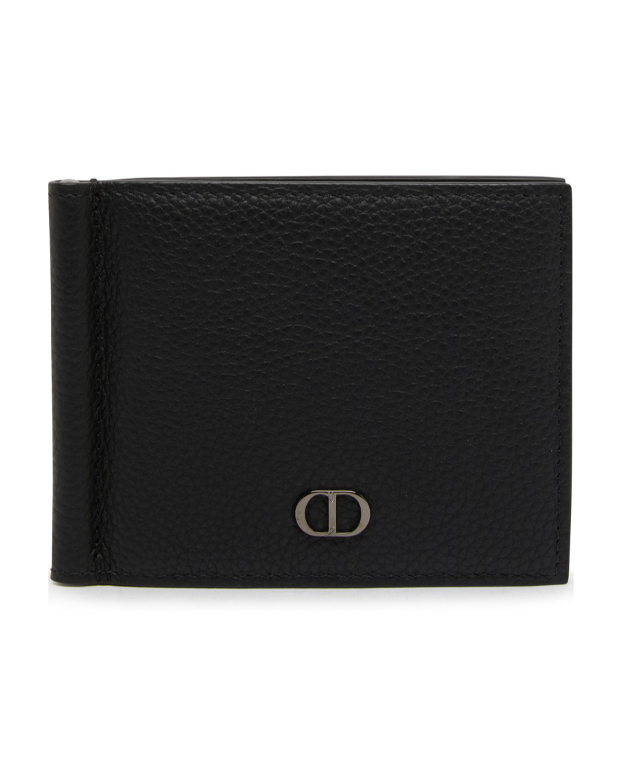 DIOR LOGO DOUBLE-FOLDED WALLET