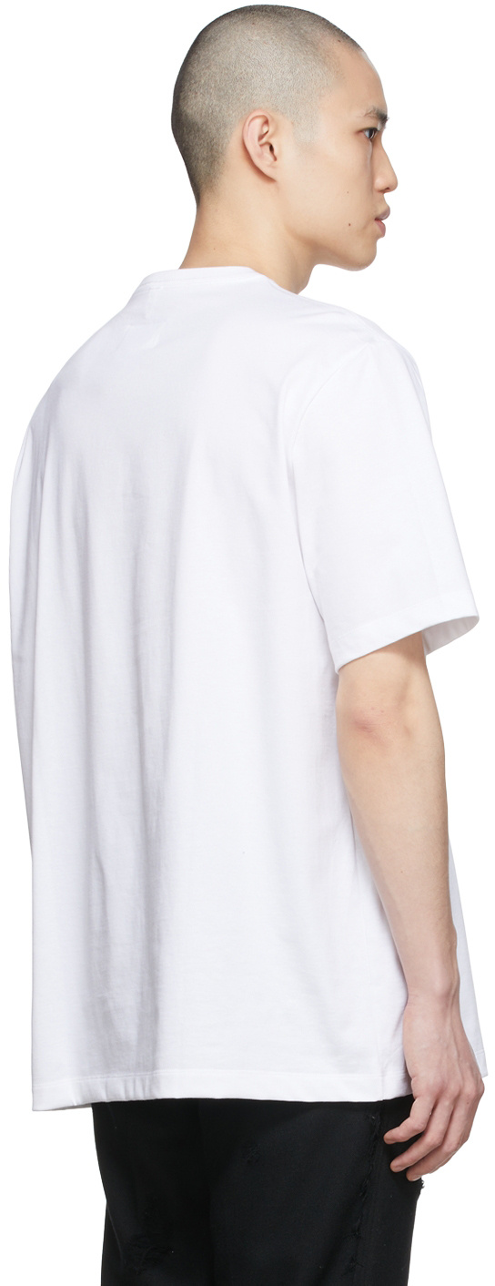 Doublet Pattern Printed Short-sleeved T-shirt In White
