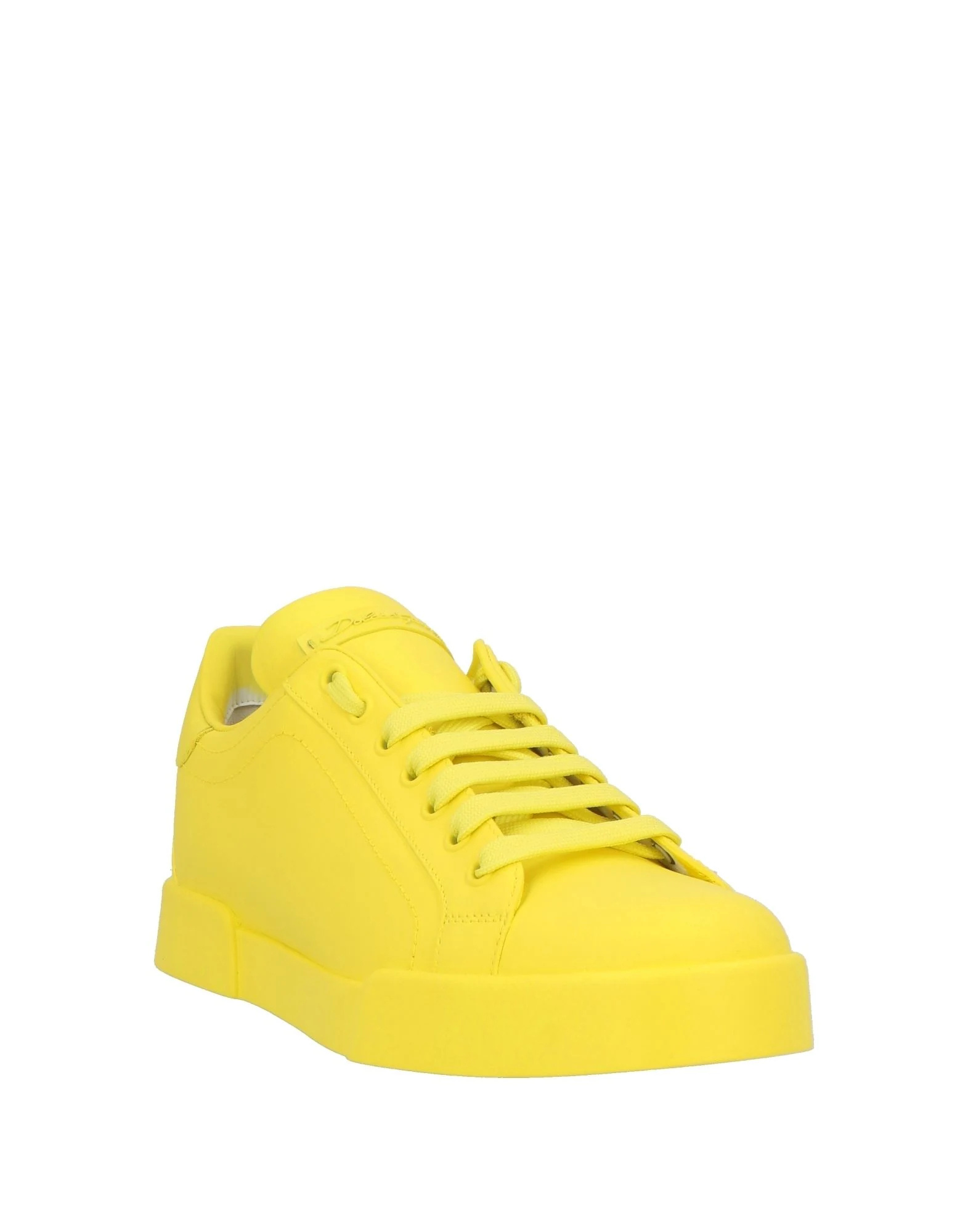 Dolce & Gabbana Low-top Trainers In Yellow