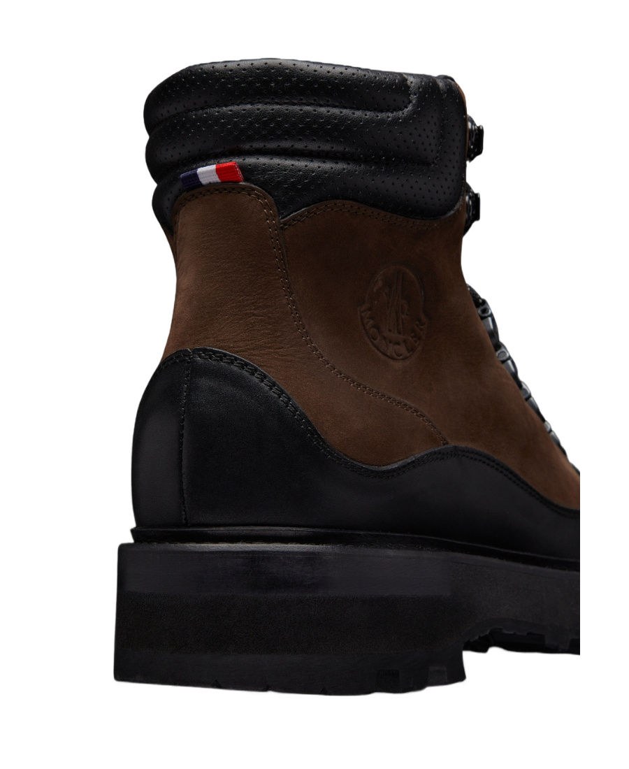 Moncler Peka Trek Hiking Boots Multicolour In Black