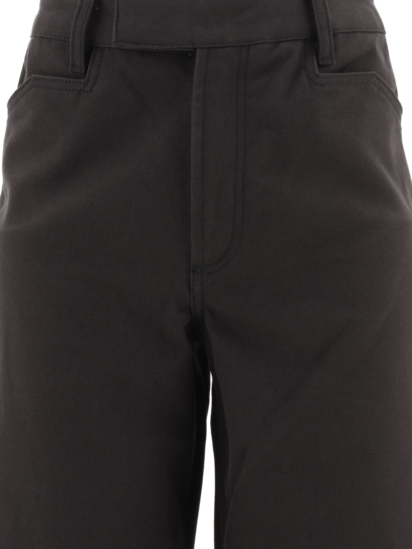 Amiri Wide-leg Cotton Trousers In Black