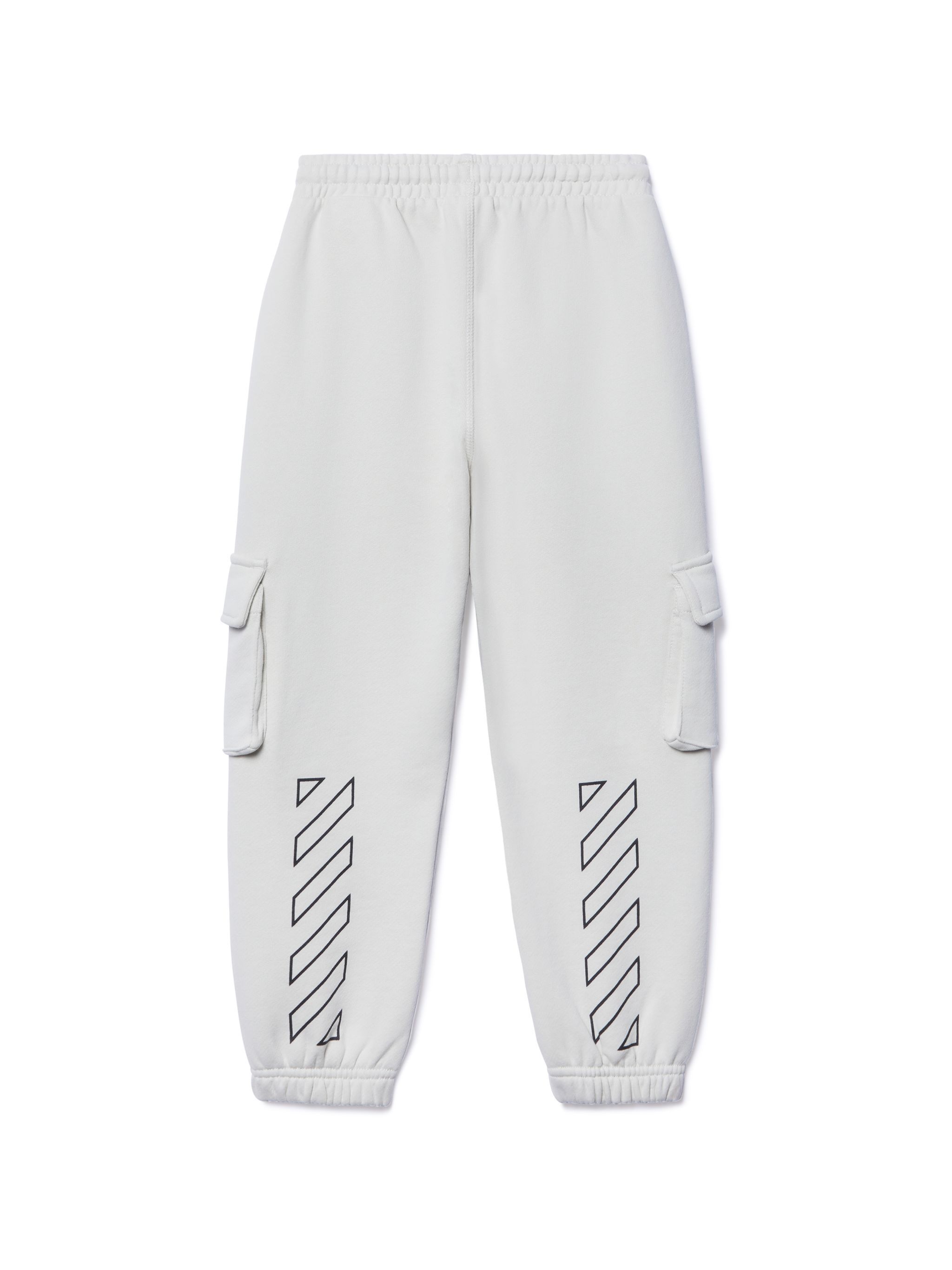 Off-white Diagonal Bookish Sweatpants In White