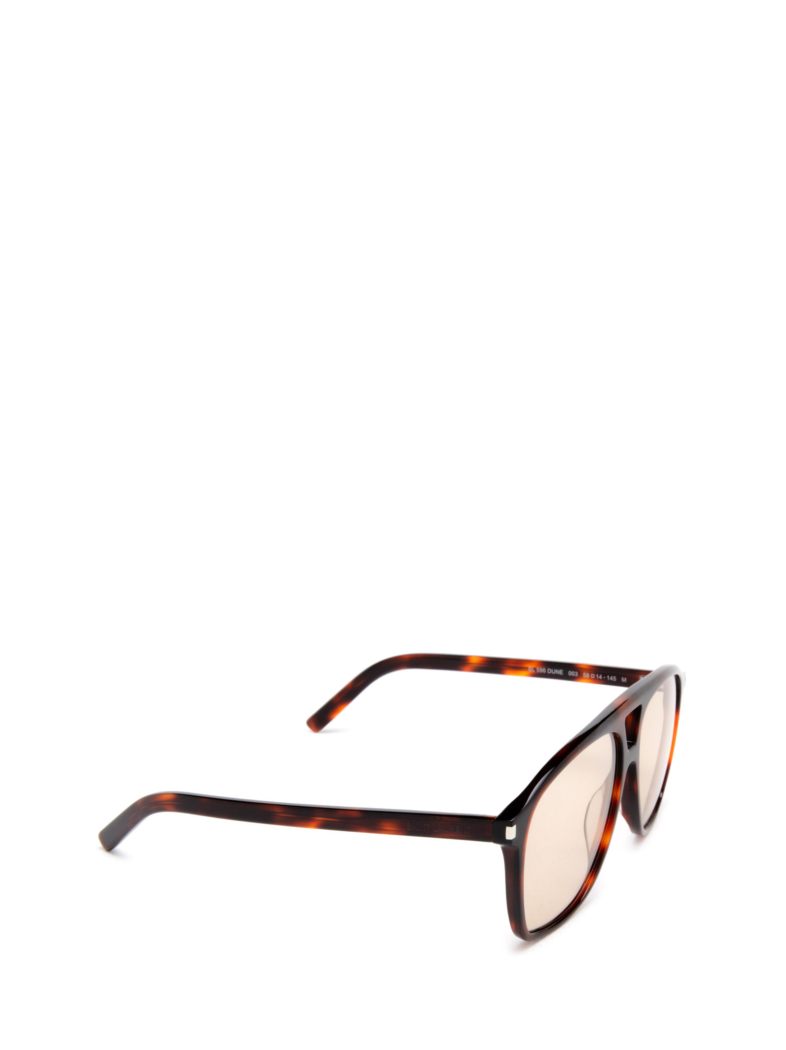 Saint Laurent Eyewear Aviator Frame Sunglasses In Brown