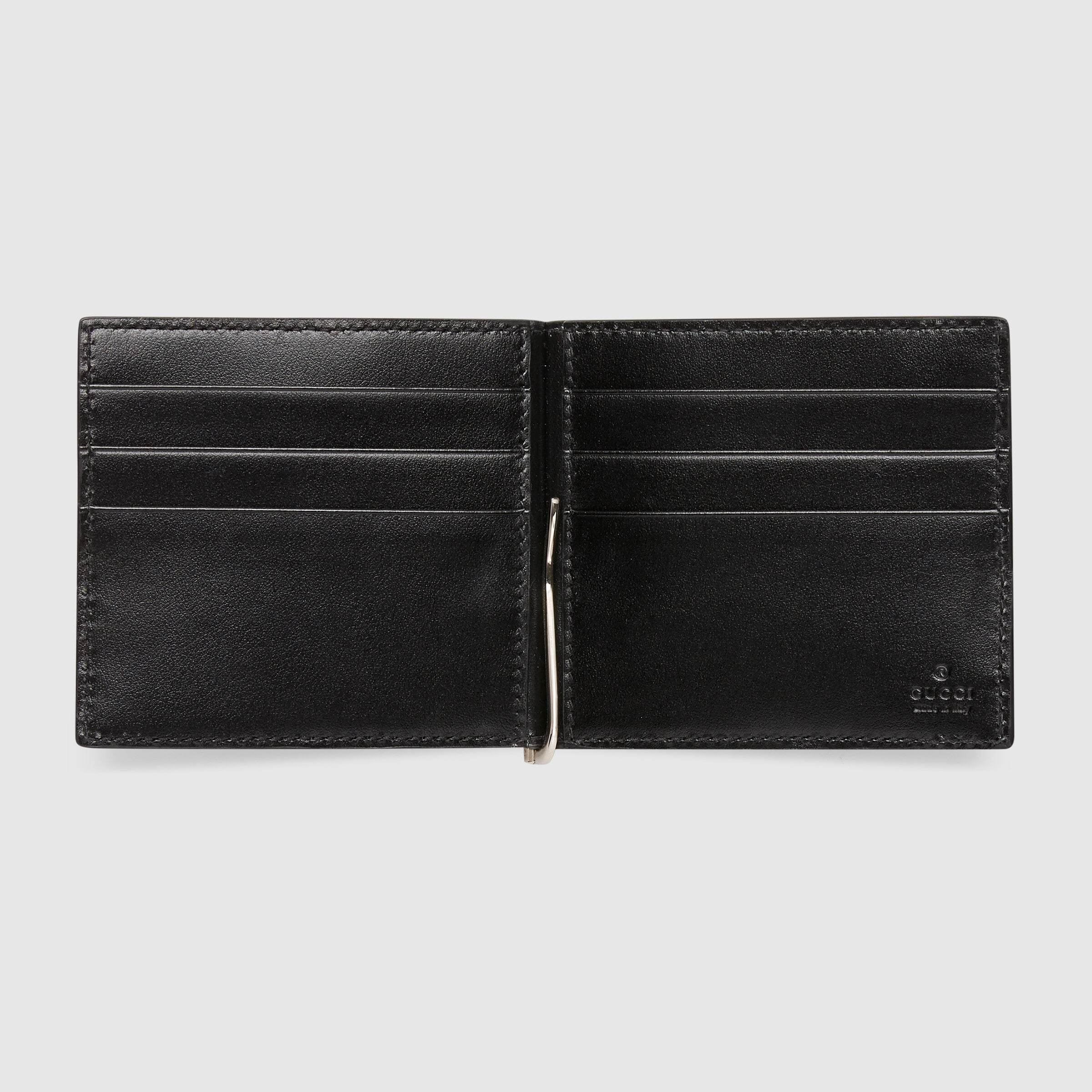 Gucci Gg Embossed Cardholder In Black
