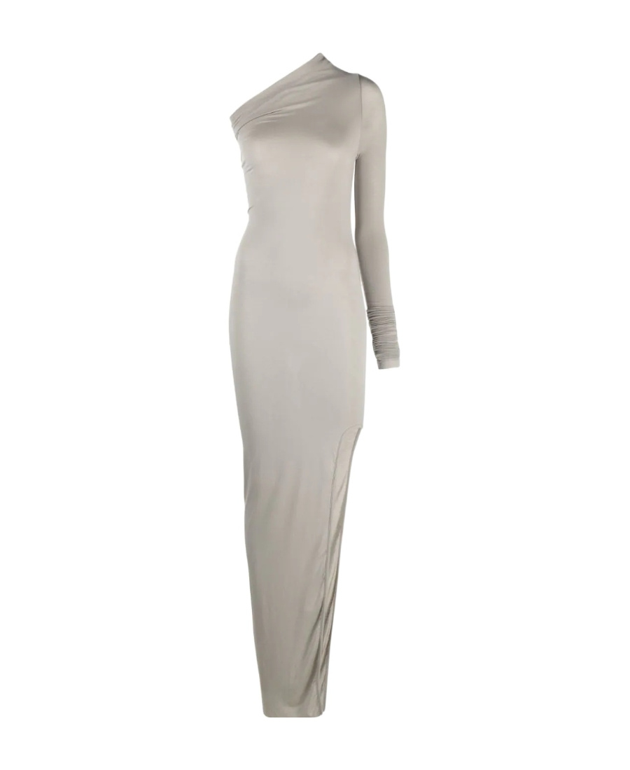 Rick Owens Sivaan Ziggy One-shoulder Gown In Nude