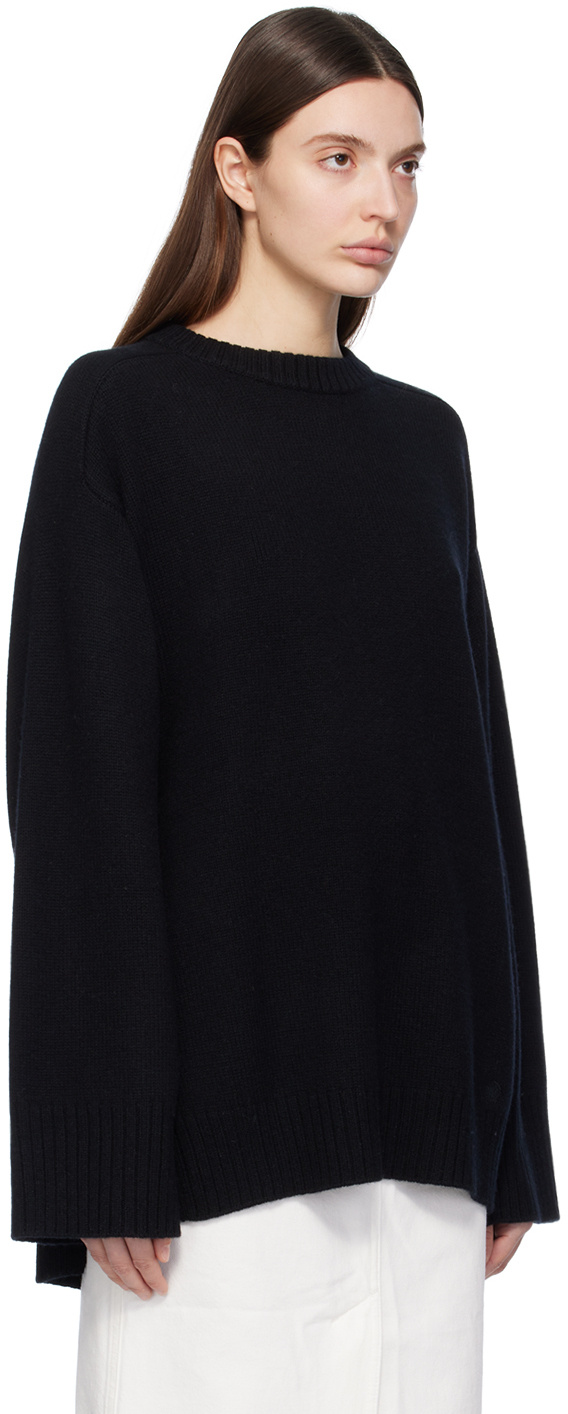 LOULOU STUDIO LOULOU STUDIO SAFI CREW NECK SWEATER