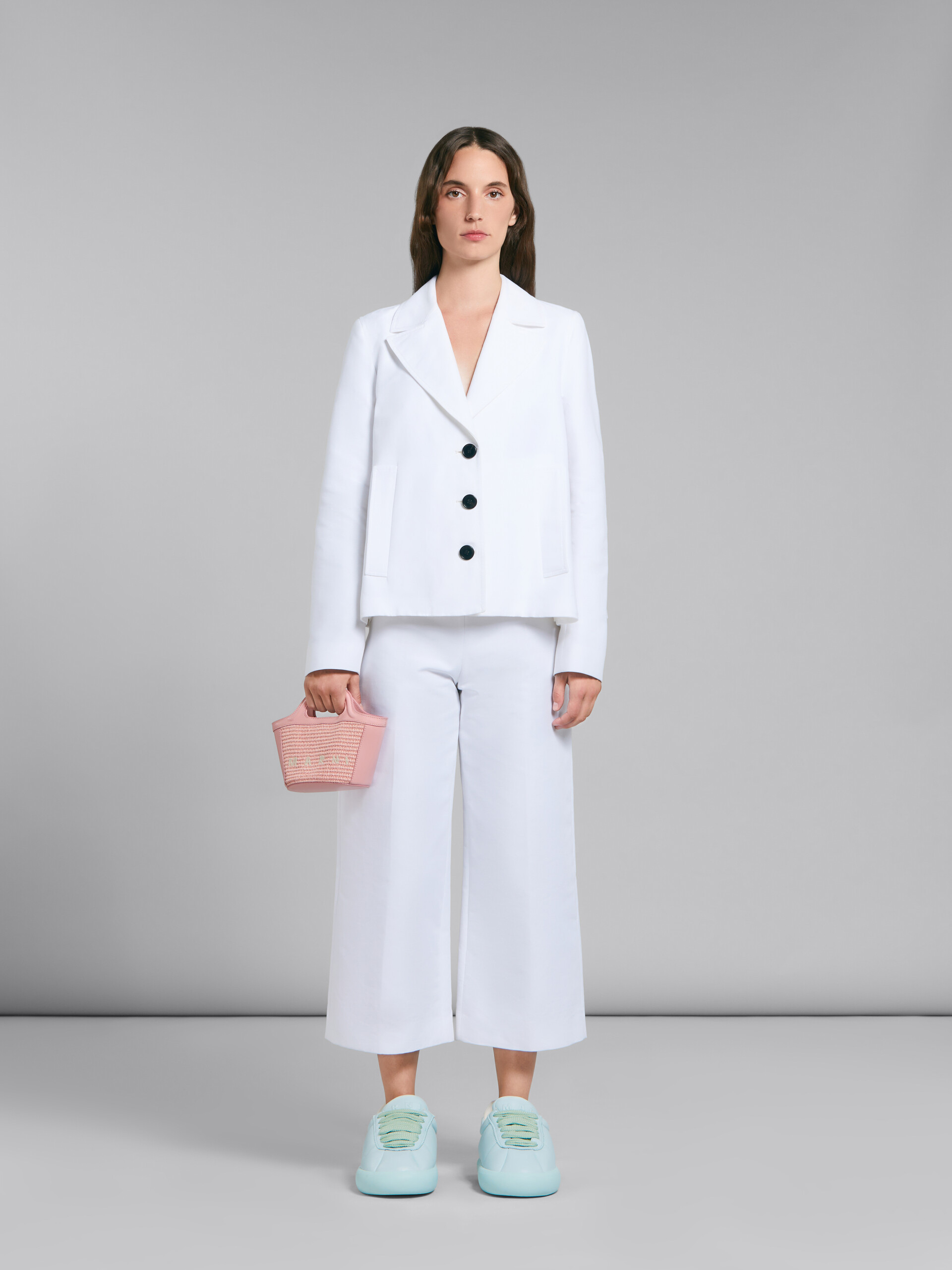 MARNI MARNI TROPICALIA LOGO EMBROIDERED MICRO TOTE BAG