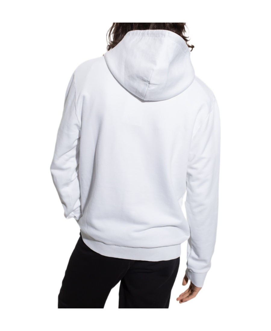 Marcelo Burlon County Of Milan Cross-motif Cotton Hoodie In White