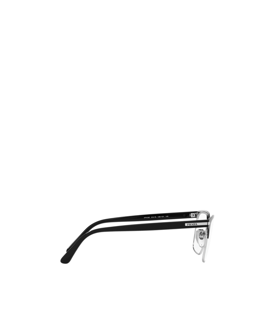 Prada Square-frame Logo-embellished Glasses In White