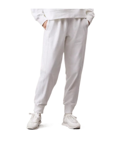 Calvin Klein Fleece Joggers In Bright White