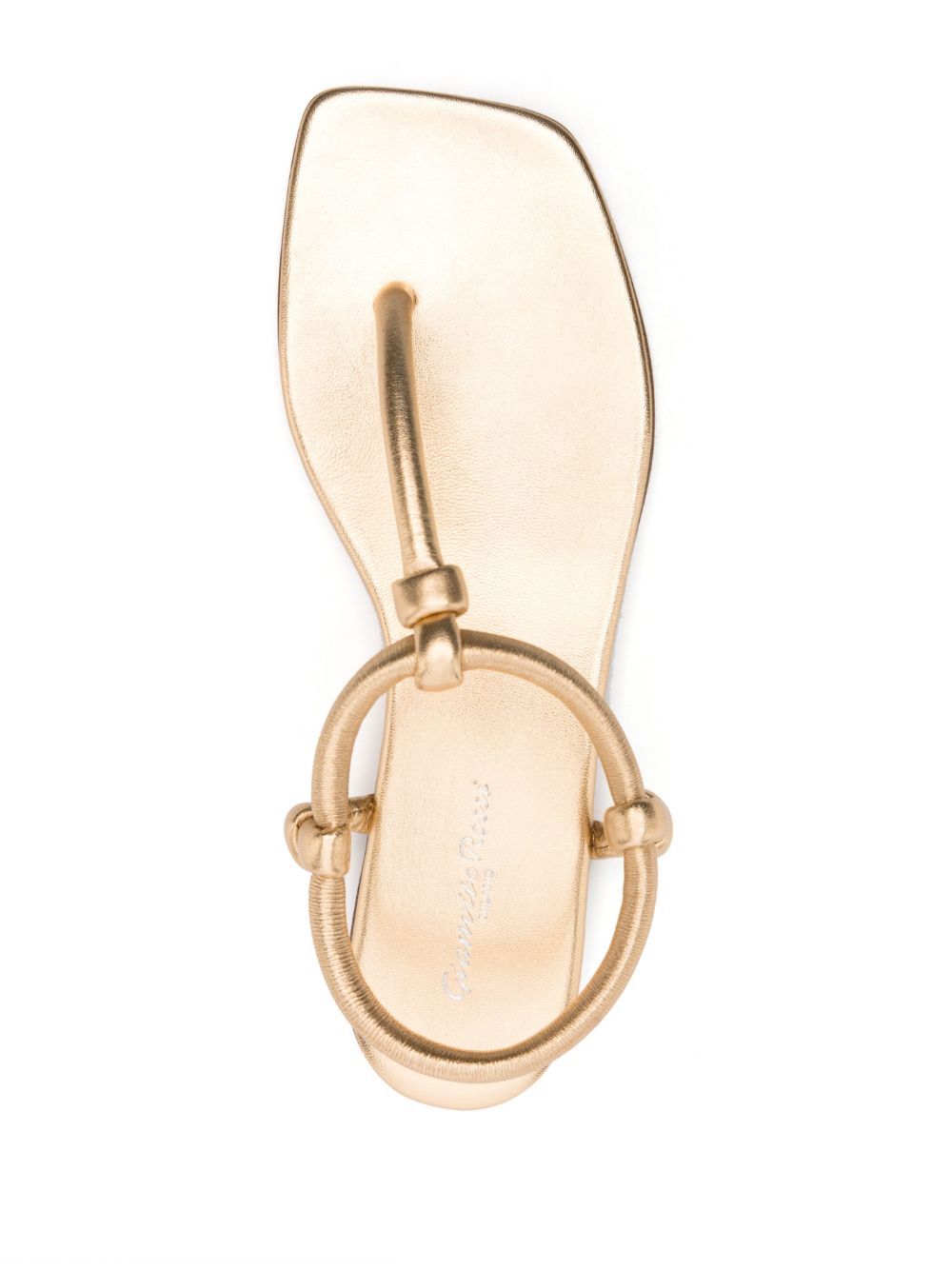 Gianvito Rossi Juno Thong Sandals In Nude