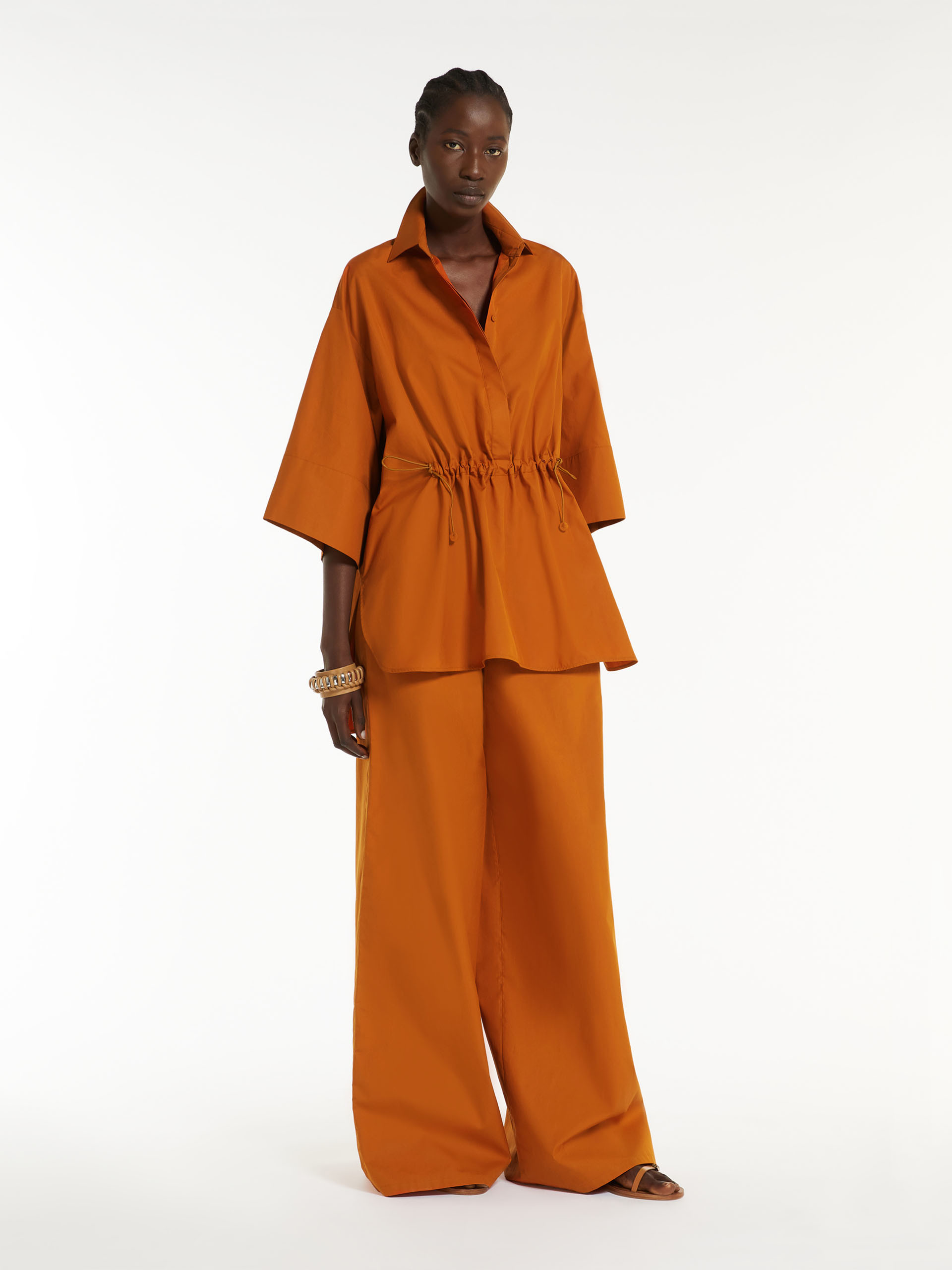 MAX MARA MAX MARA HIGH WAISTED WIDE-LEG TROUSERS