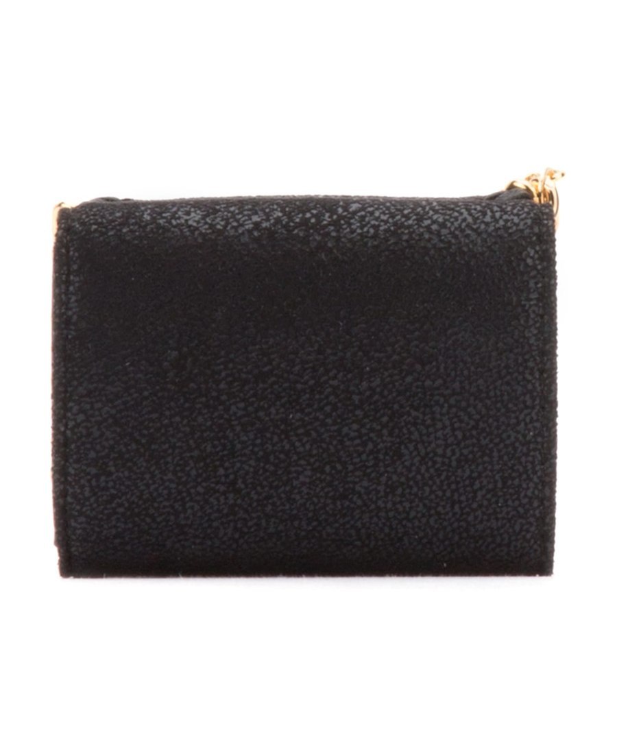 Stella Mccartney Mini Falabella Wallet In Black