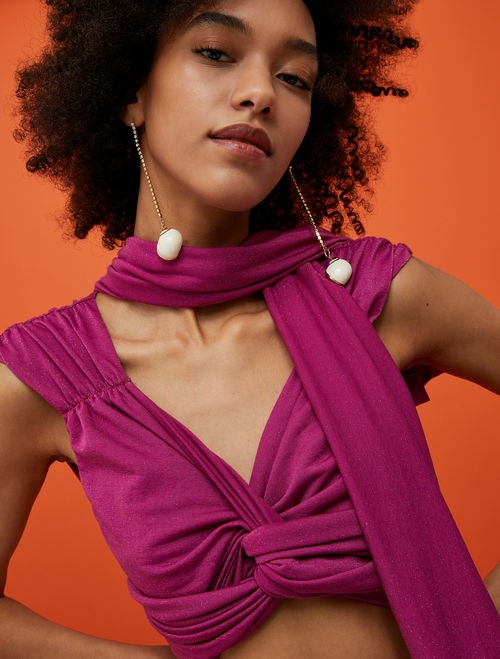 Max & Co Maybe Dress In Purple