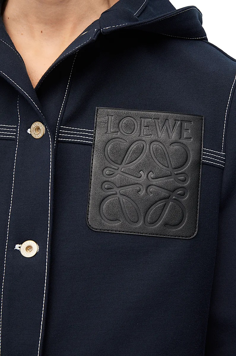 Loewe Short Style Casual Jacket For Tooling In Blue