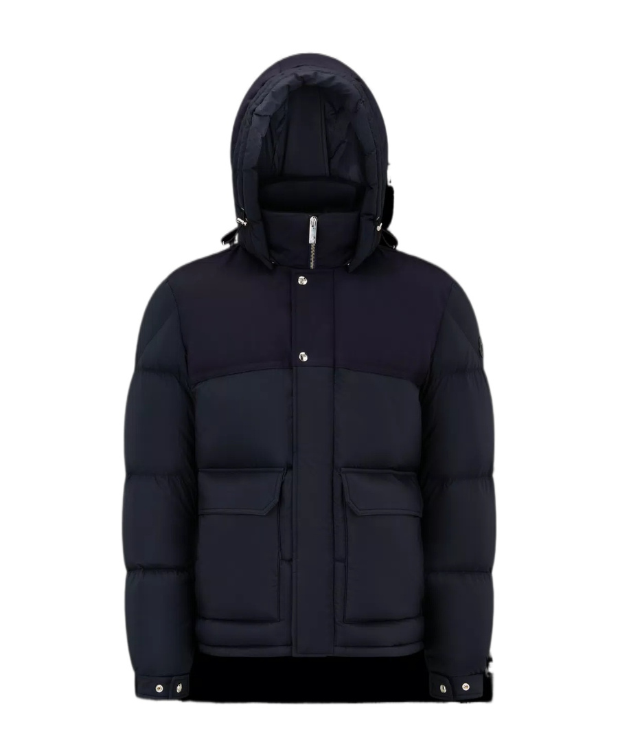 Moncler Midnight Blue Ivraie Short Down Jacket