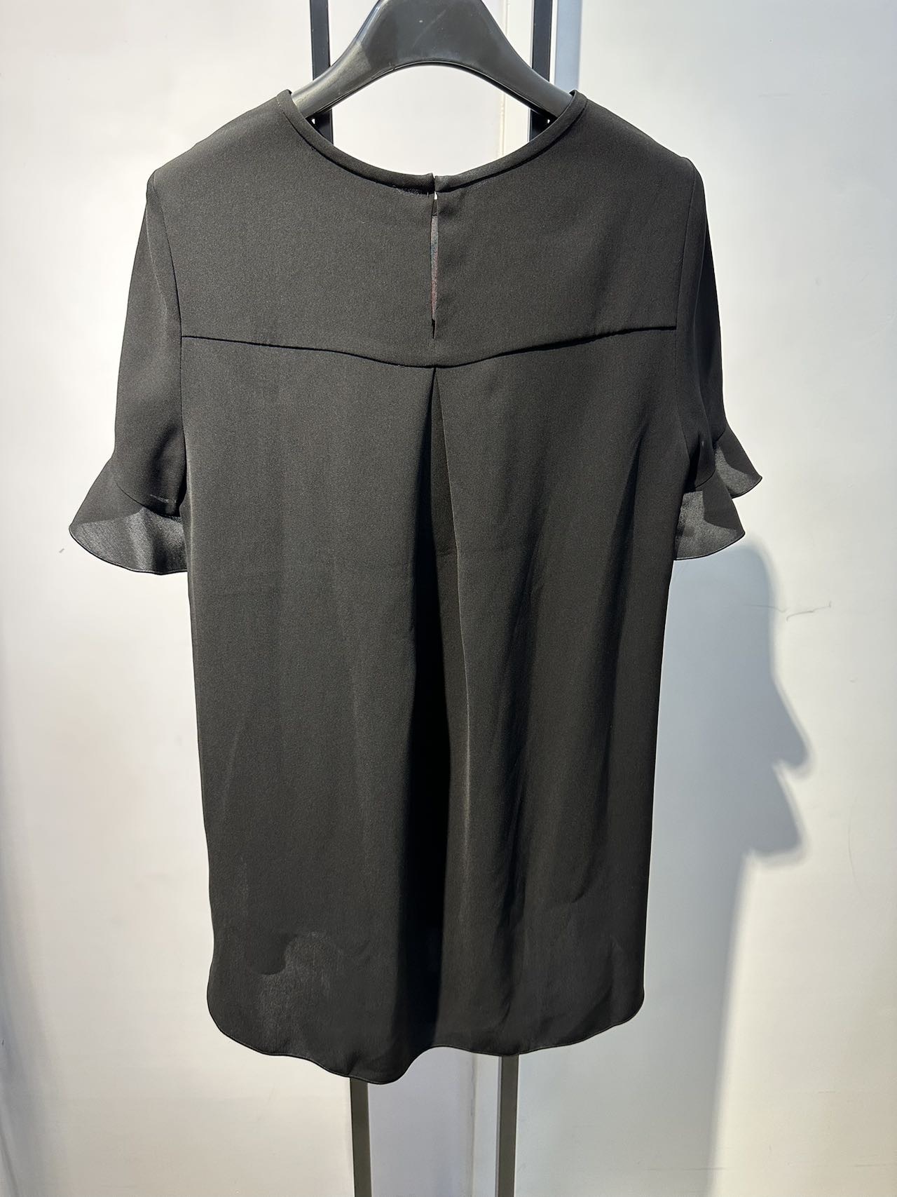 Max Mara Round-neck Blouse In Black