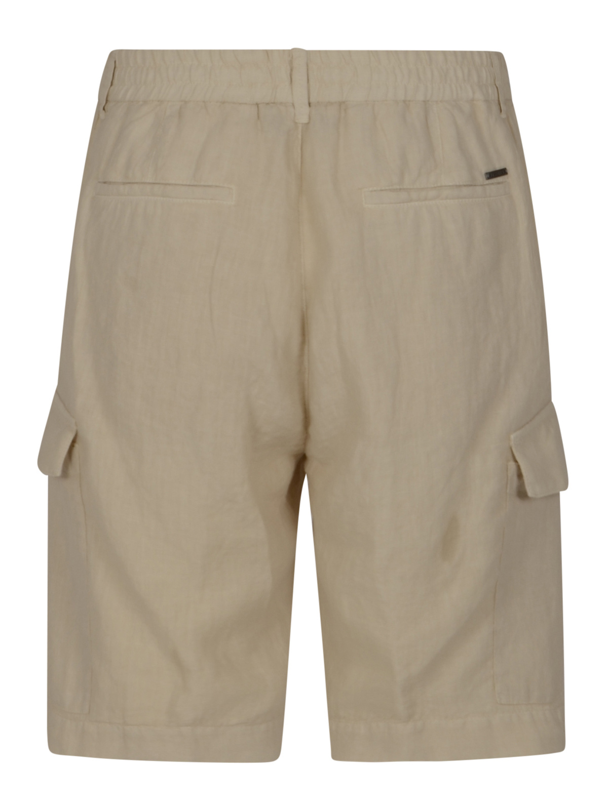 Peserico Belt Loop Shorts In Brown