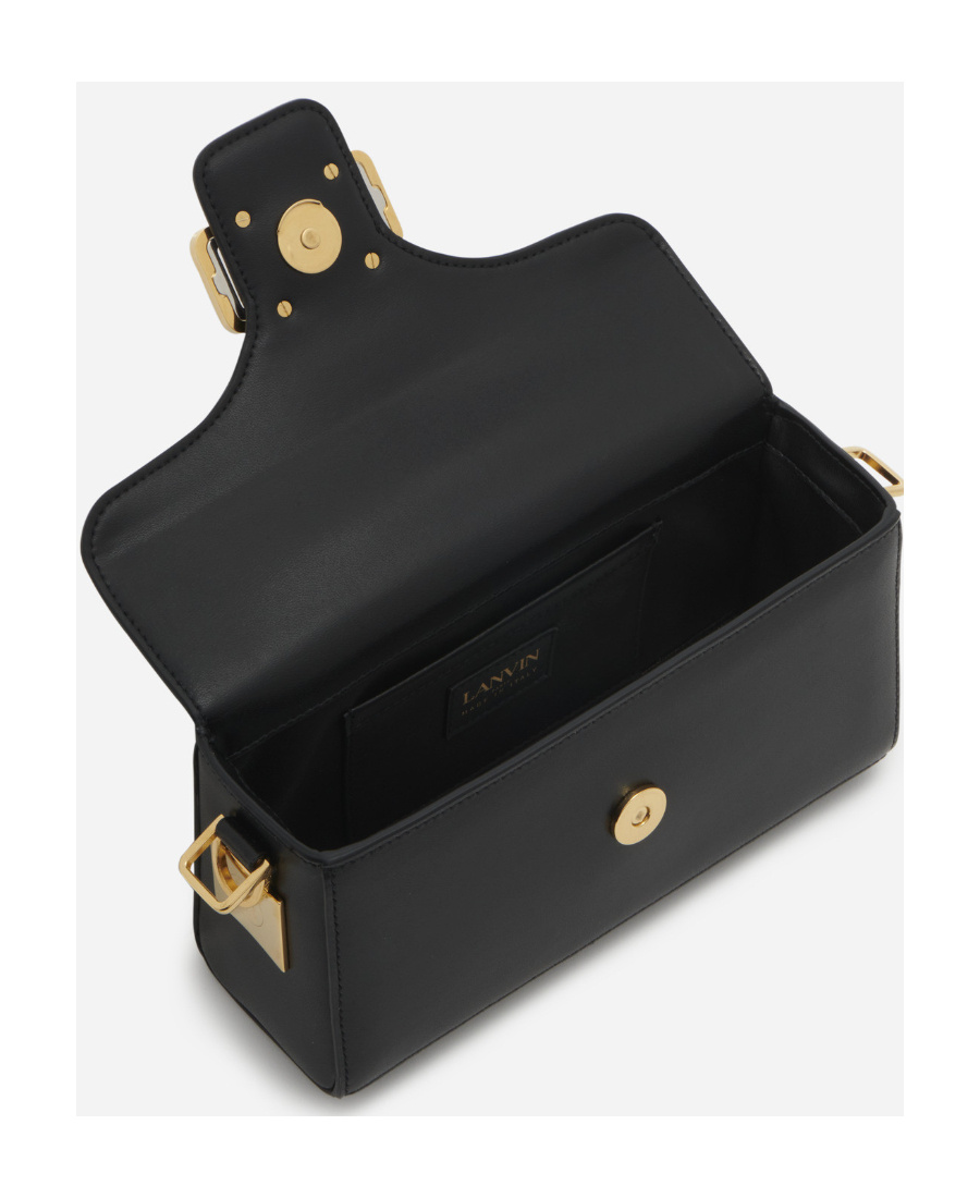 Shop Lanvin Nano Pencil Shoulder Bag In Black