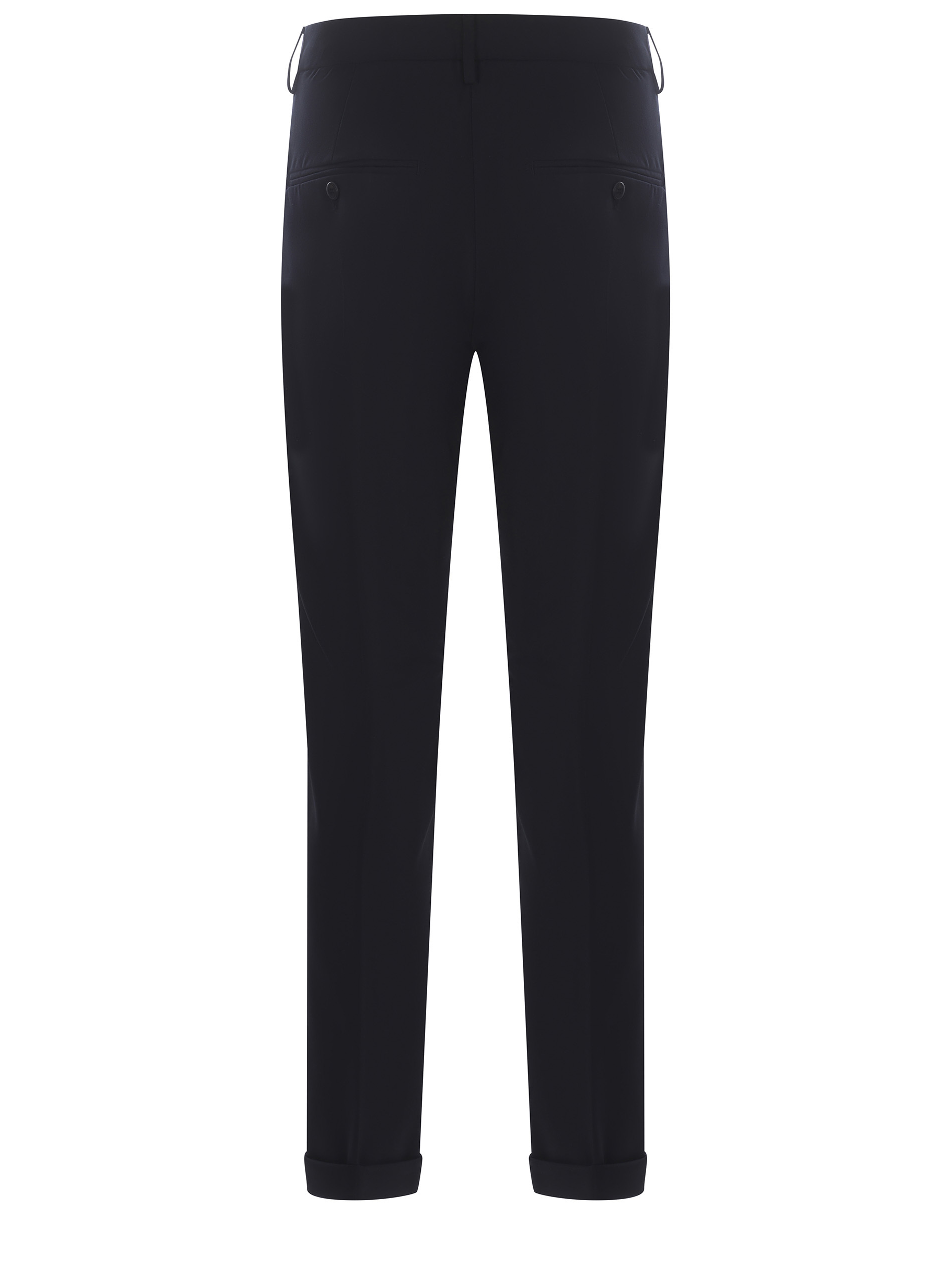 Dondup Gaubert Slim Flannel Trousers In Blue