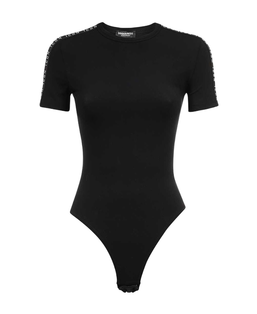 Dsquared2 Round Neck Jumpsuit In Black