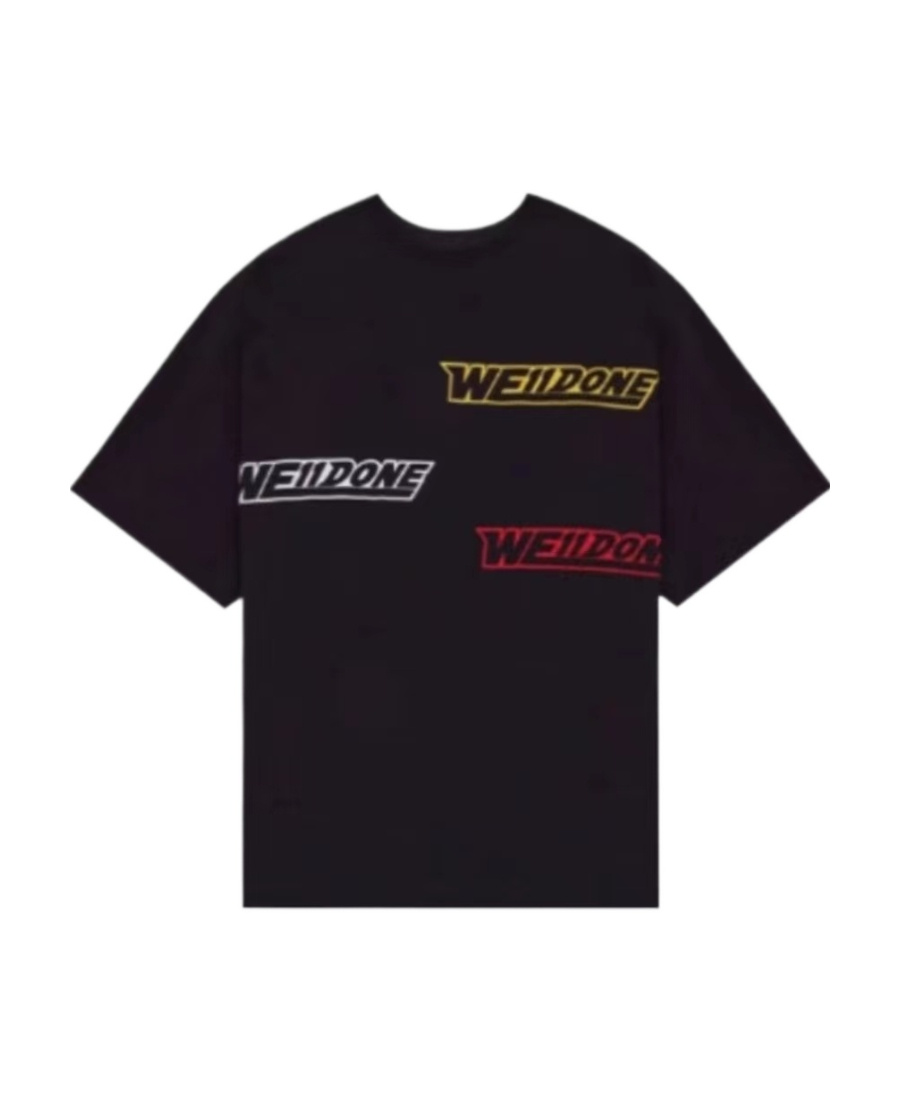 We11 Done Logo-print Short-sleeve T-shirt In Black