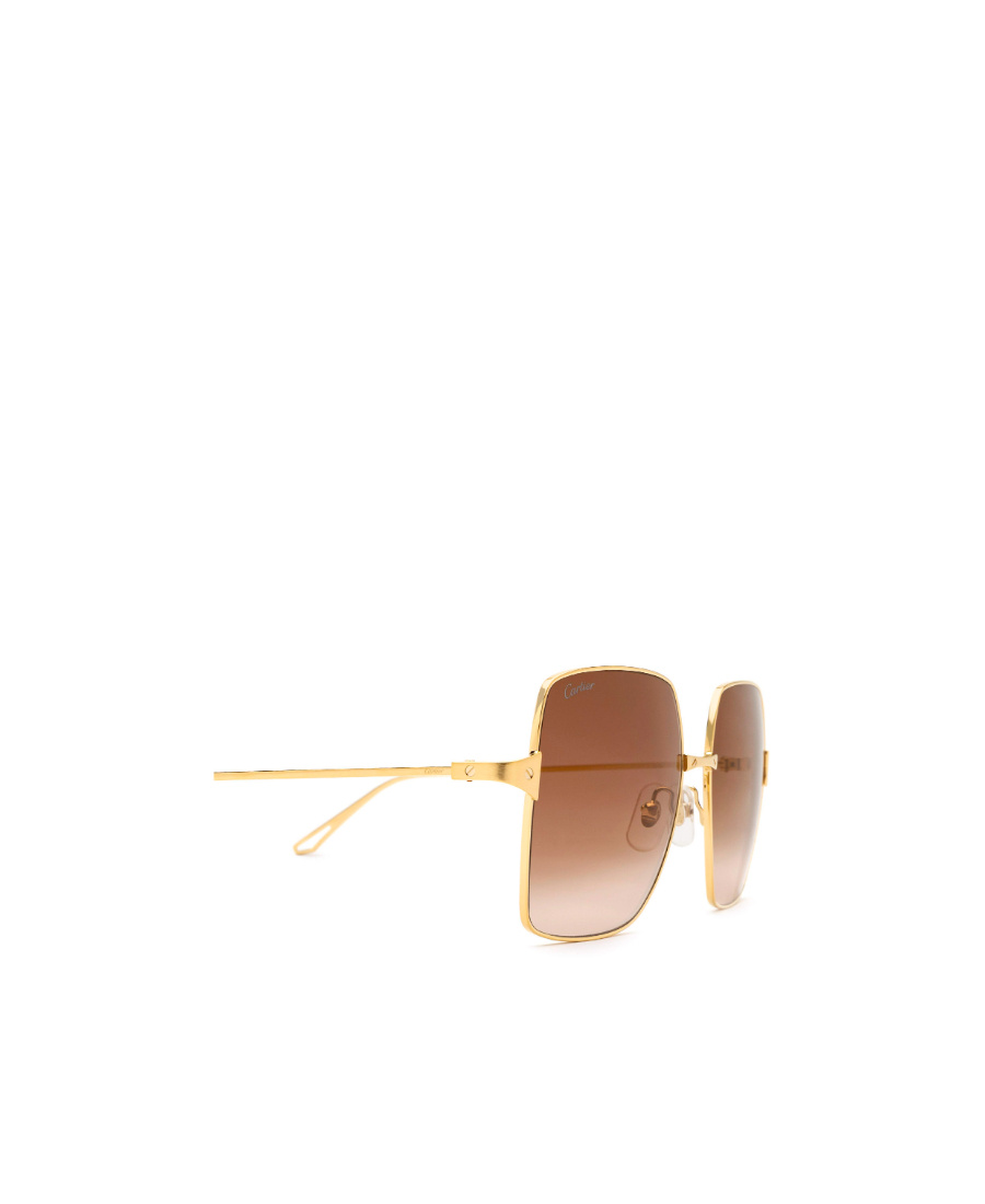 Cartier Oversized Gradient Sunglasses In Green
