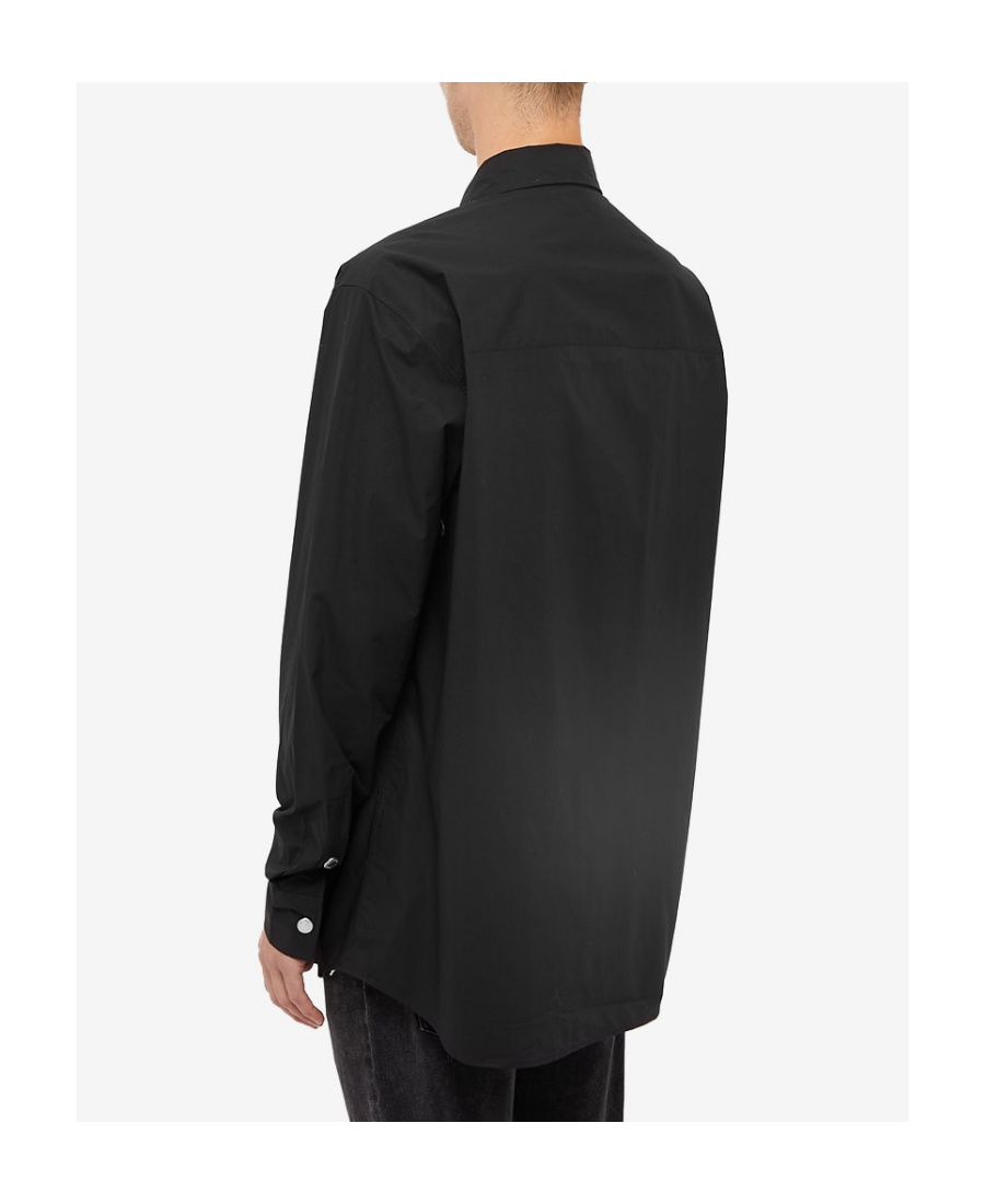 Balmain Long-sleeve Button-up Shirt In Black