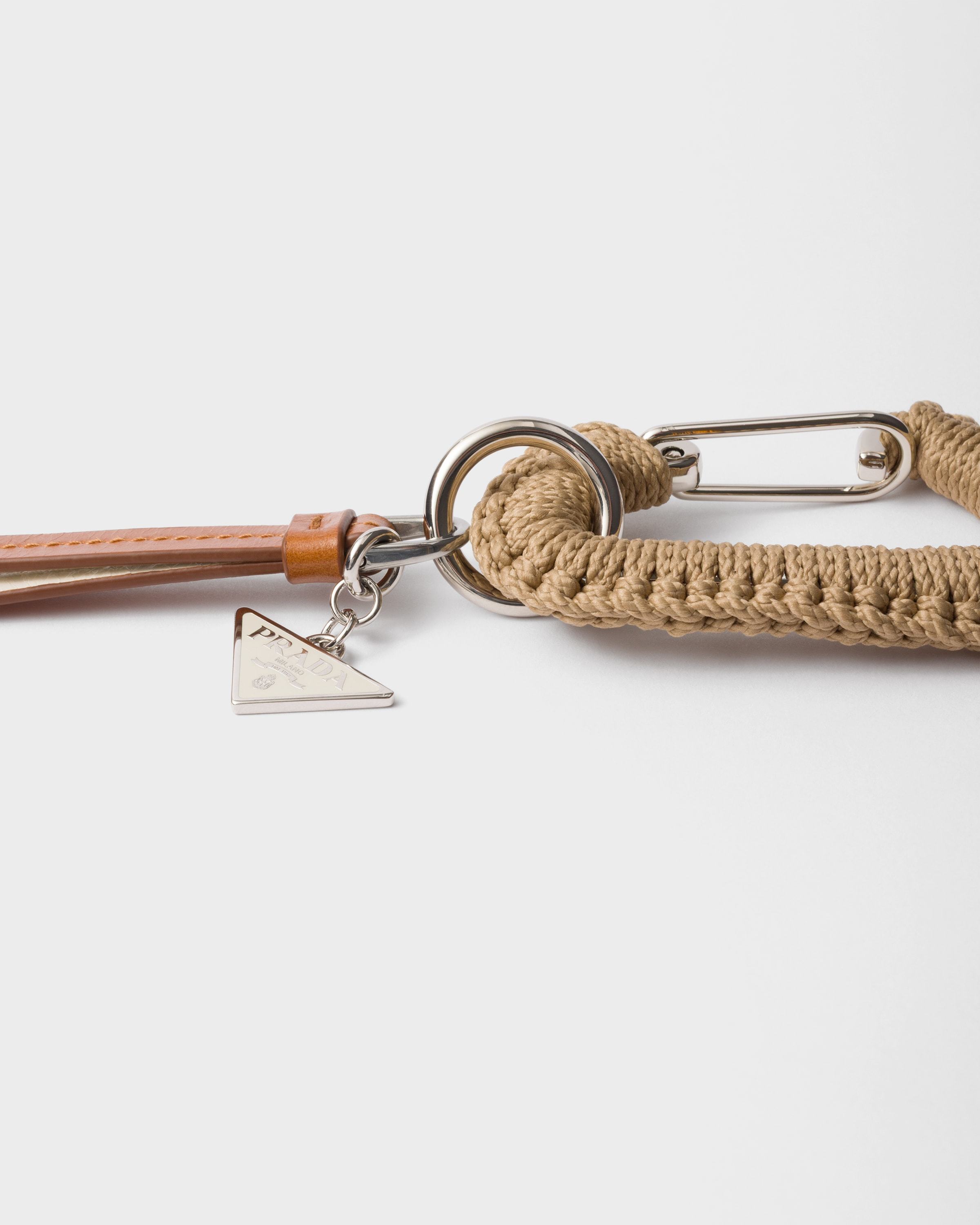 Prada Leather Bag Charm