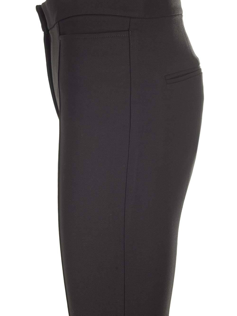 Totême Slim-leg Crepe Trousers In Black