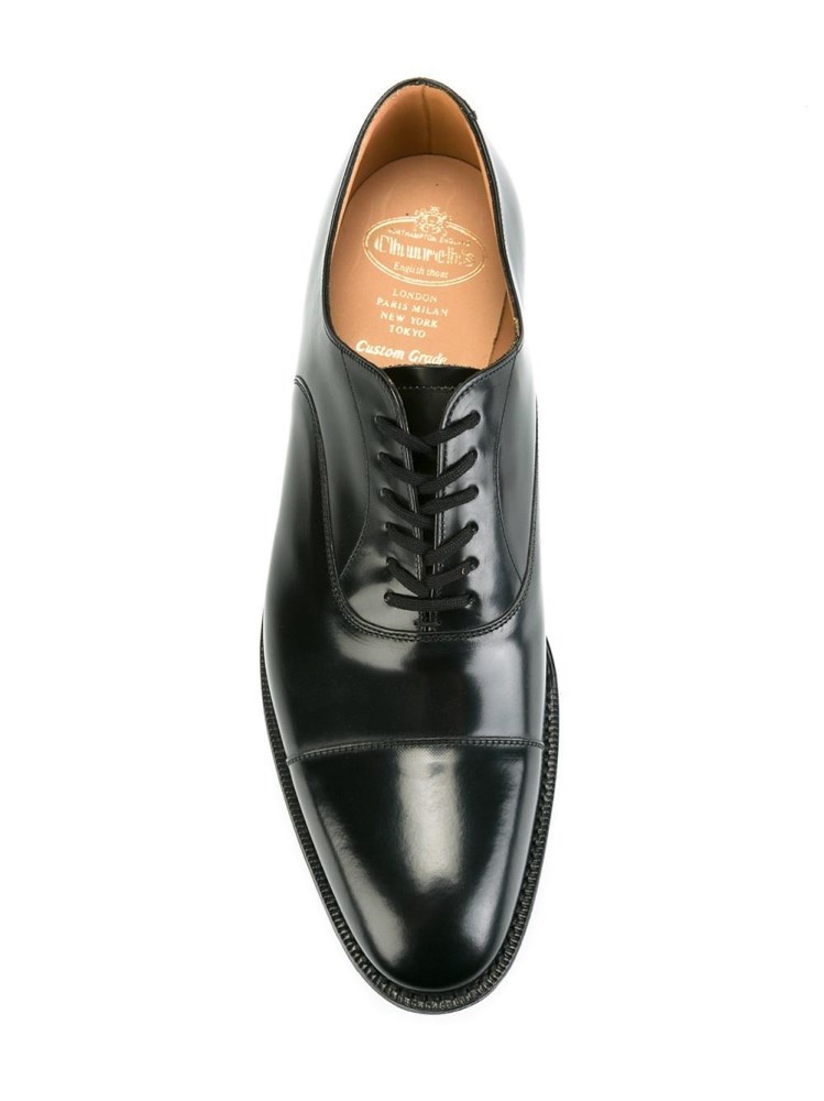 Church's Men Black Leather Consul R 2.0 Lace-up Shoes In Black