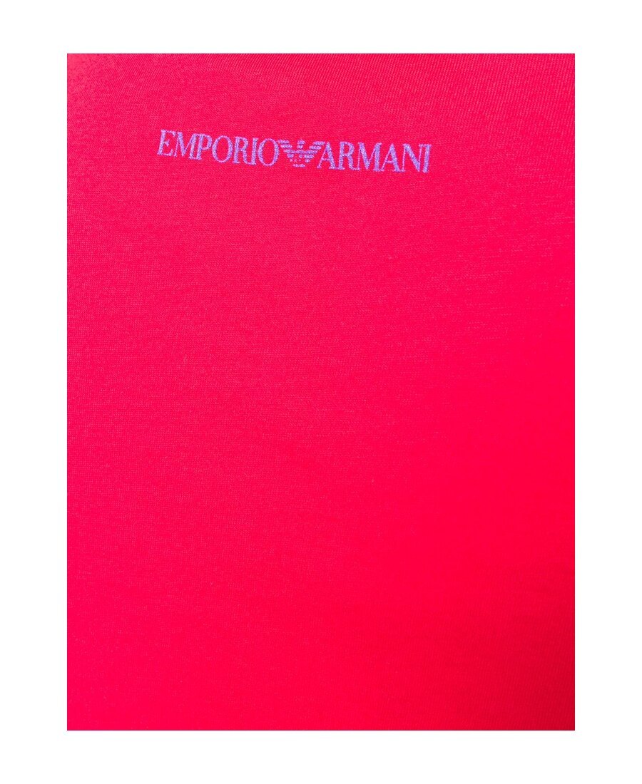Emporio Armani Logo Logo T-shirt In Red