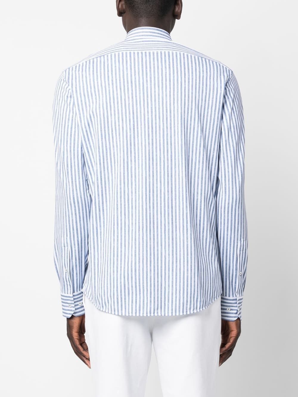 Hugo Boss Stripe-pattern Shirt In White