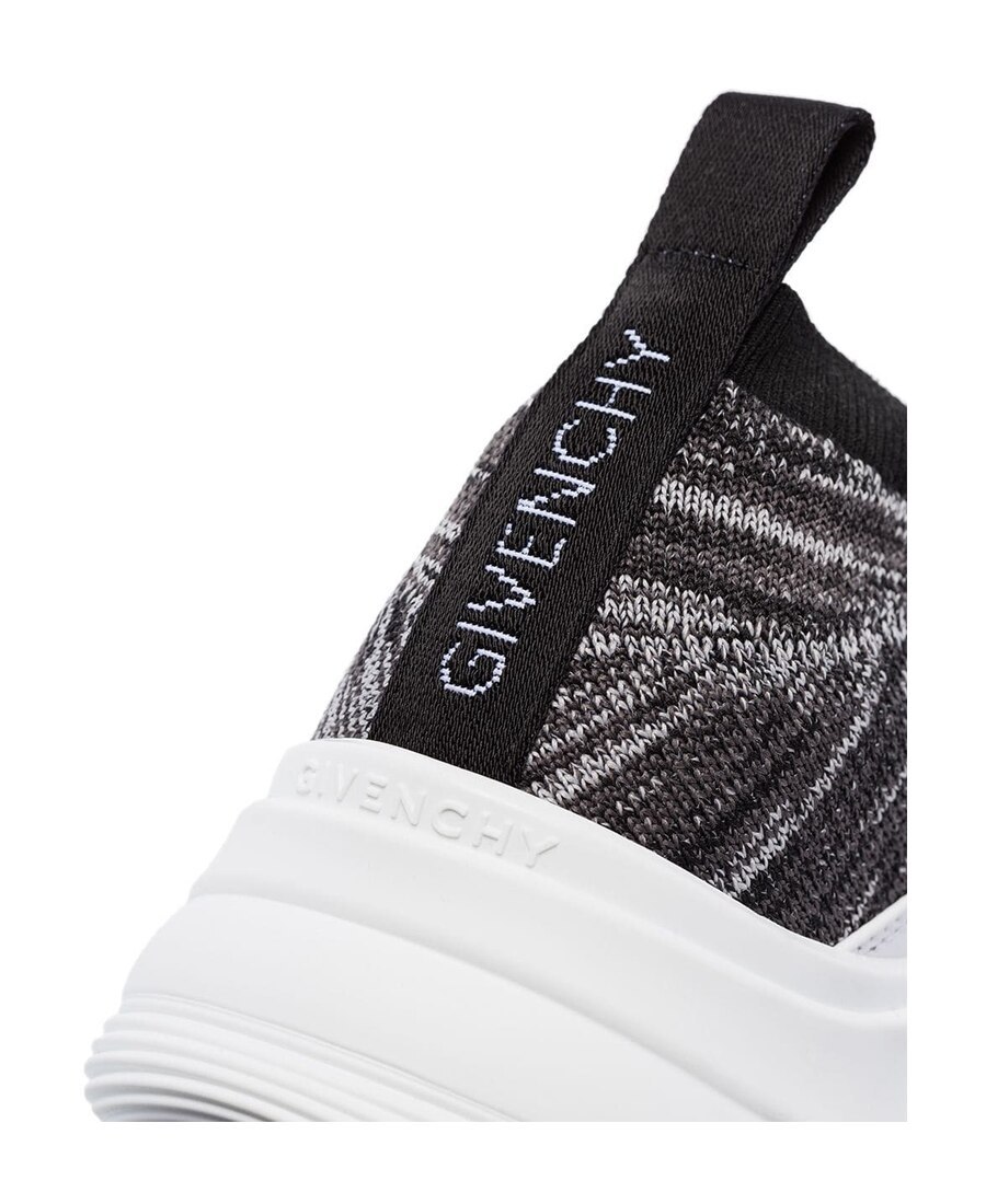 Givenchy Jaw Knit Low Top Sneakers In White