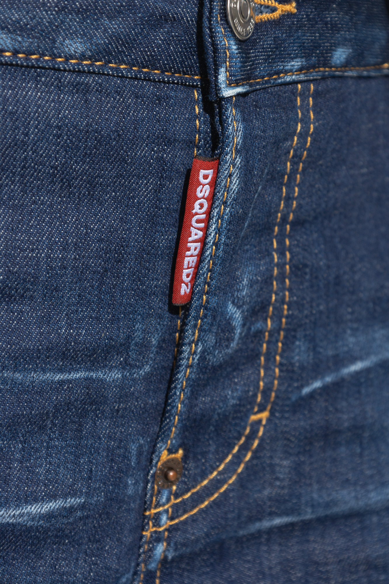 Shop Dsquared2 Low-rise Cropped Jeans In Blue