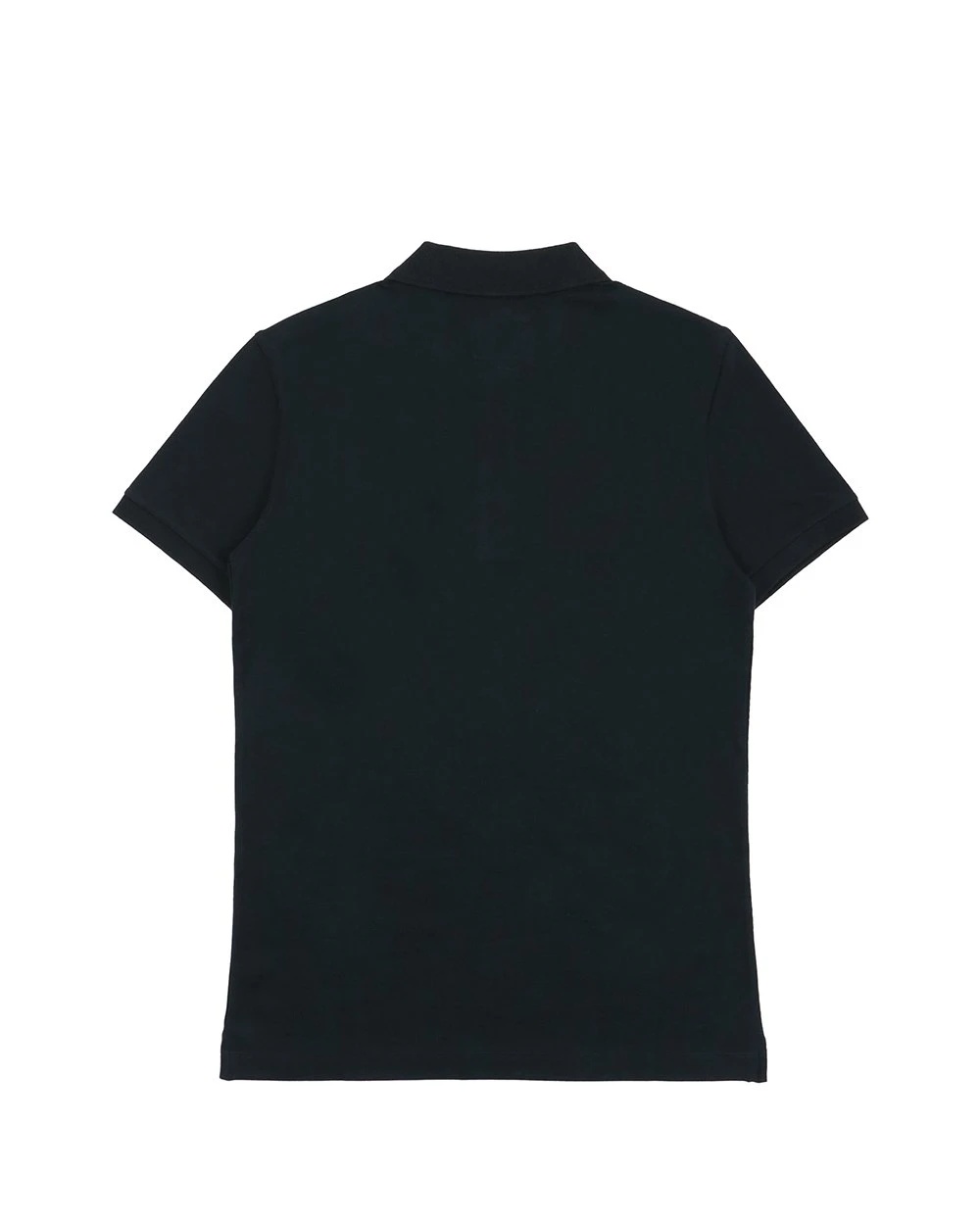 Armani Collezioni Logo Embroidered Polo Shirt In Black