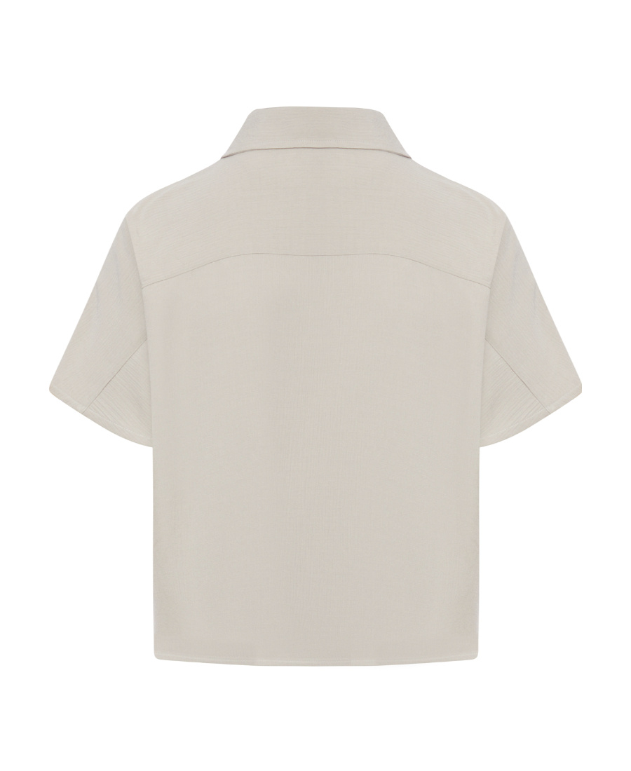 Apc Roxy Short-sleeved Blouse In White
