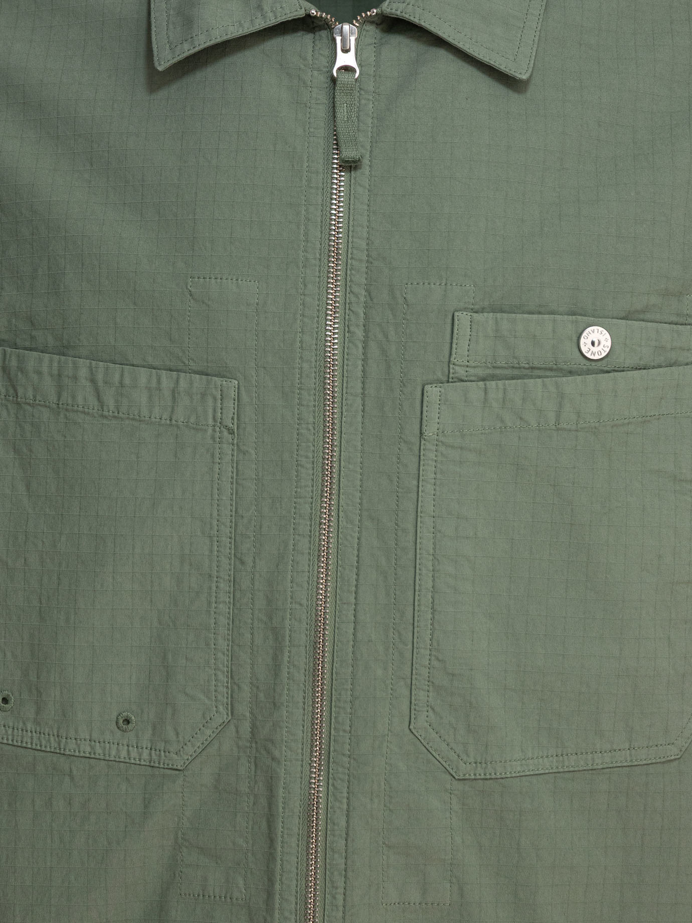 Stone Island Lightweight Jacket In Moss Green