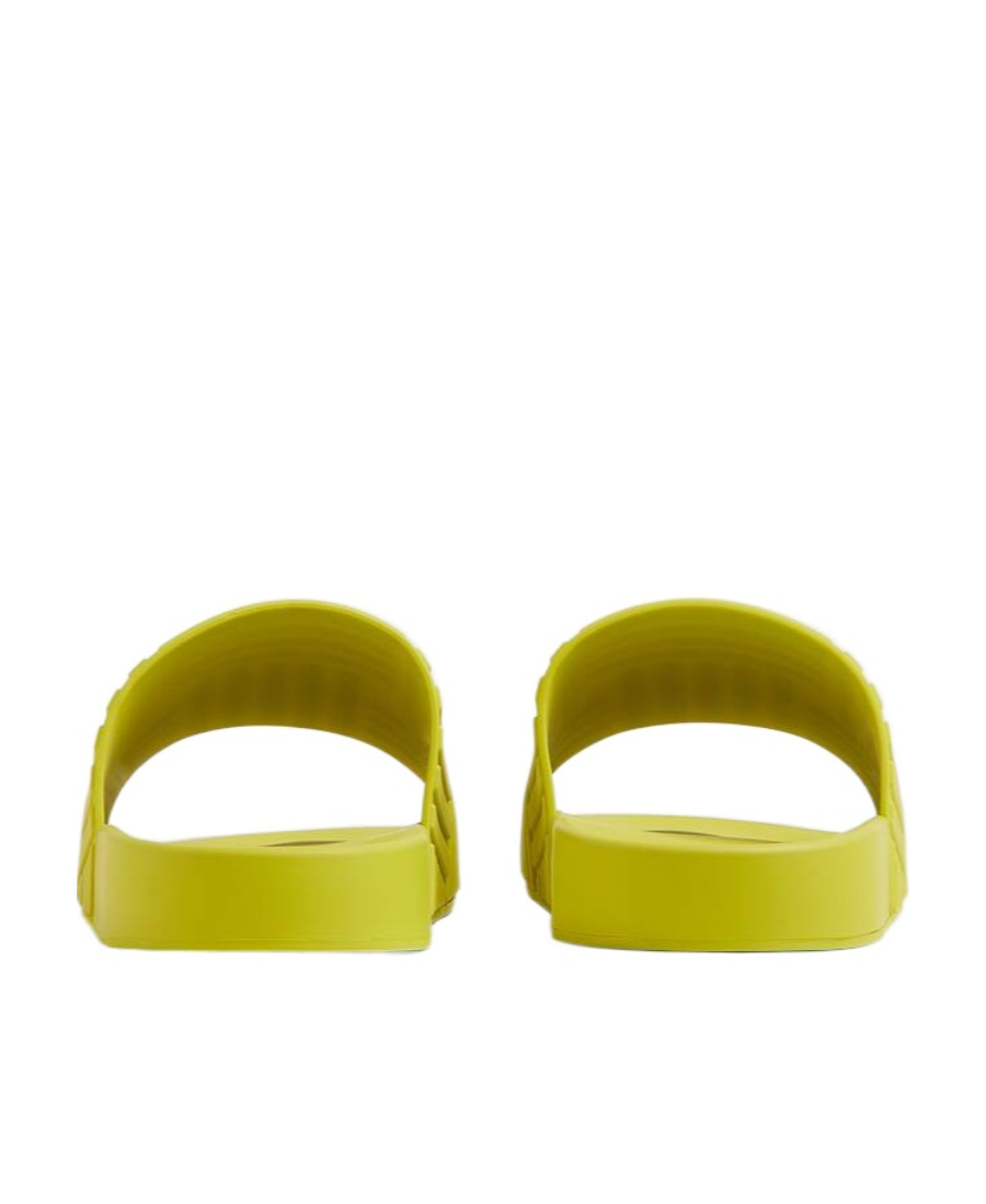 Bottega Veneta Intrecciato Logo-embossed Slides In Brown