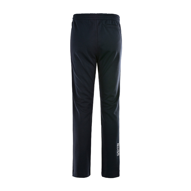 Shop Hugo Boss Embroidered Logo Sweatpants In Black