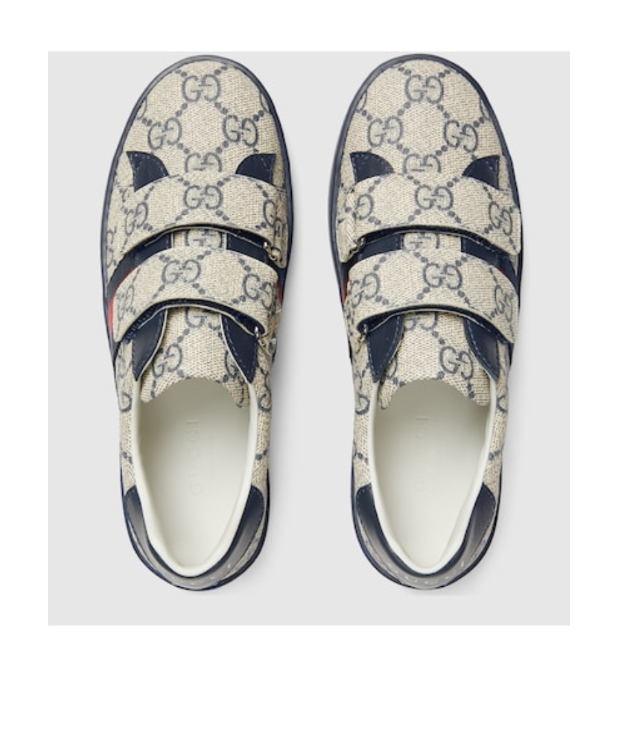 Gucci Ace Gg-supreme Sneakers In Black