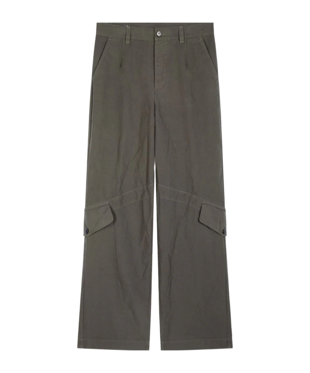 Dries Van Noten Belt-loop Casual Pants In Gray