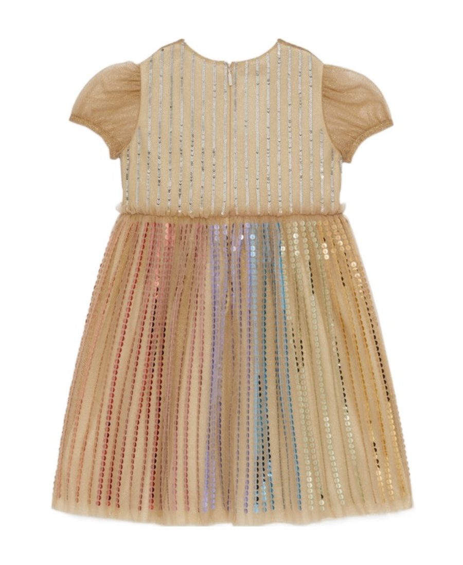 GUCCI EMBROIDERED TULLE DRESS