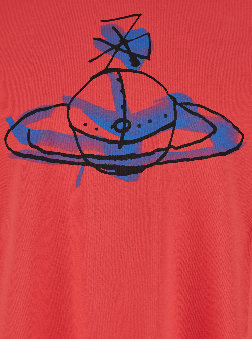 Vivienne Westwood Drawn Orb Classic T-shirt In Red