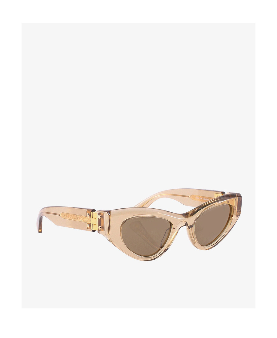 Bottega Veneta Angle Cat-eye Sunglasses In Brown