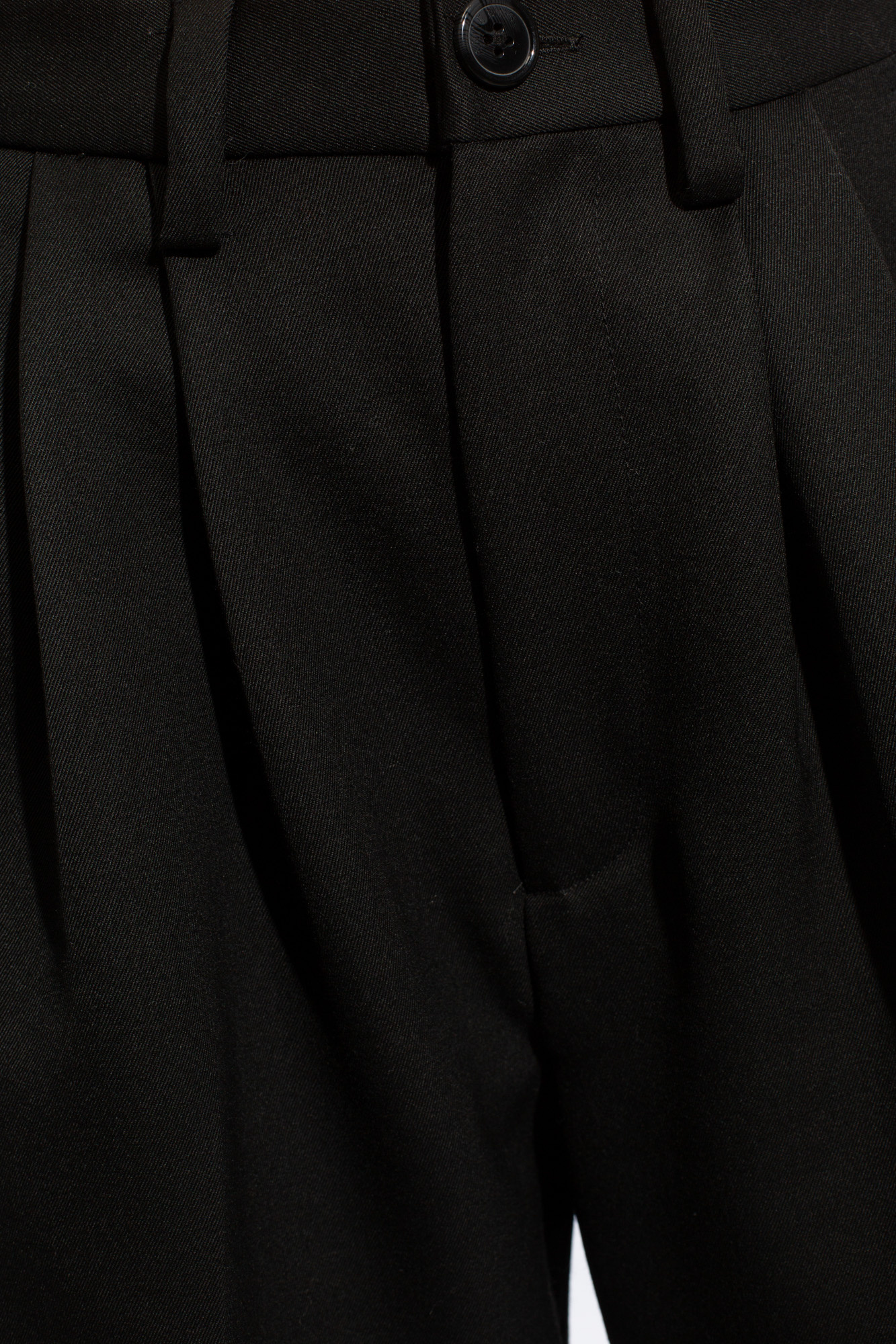 ANINE BING CARRIE WIDE-LEG WOOL TROUSERS