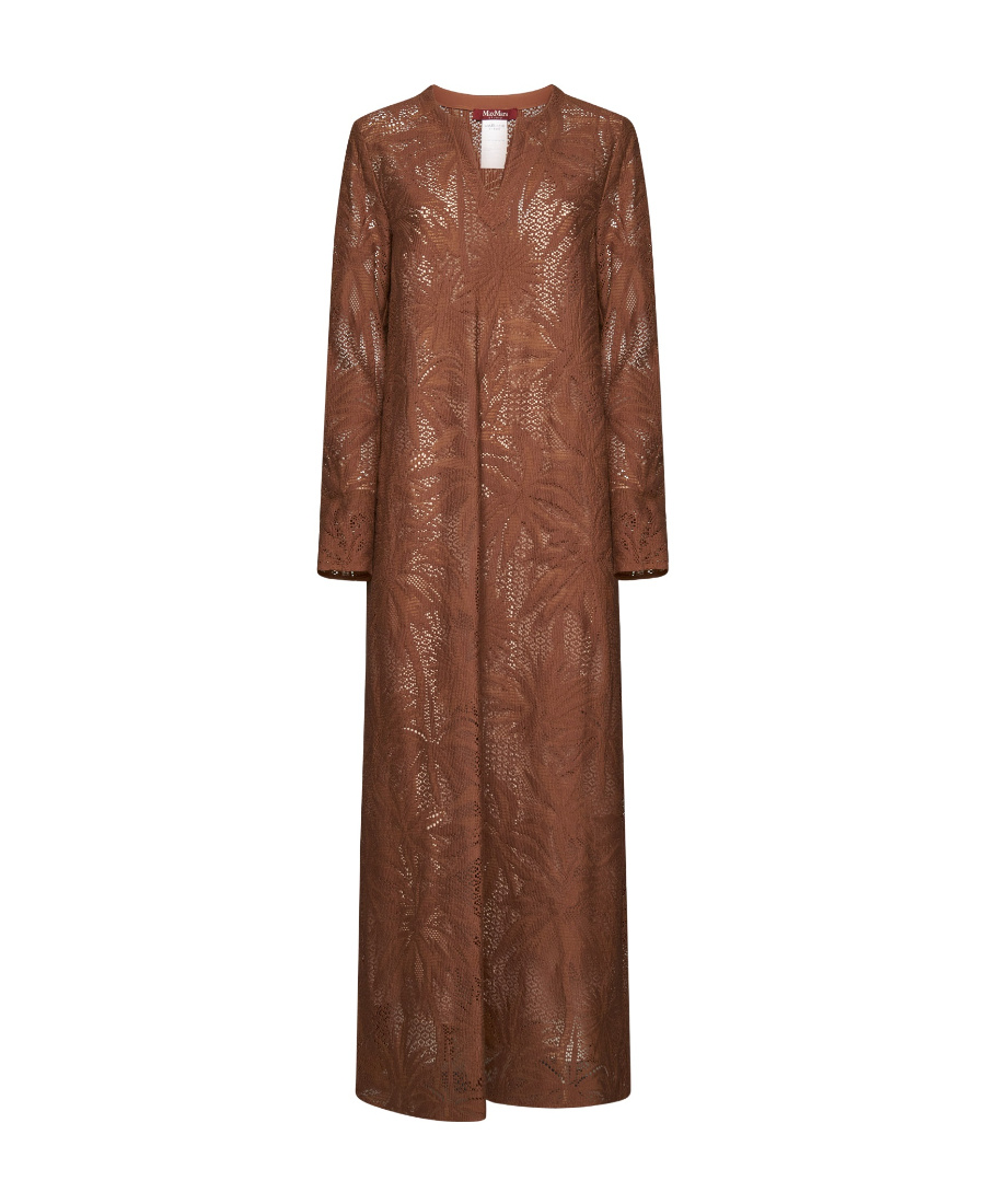 Max Mara A Long Dress In Brown