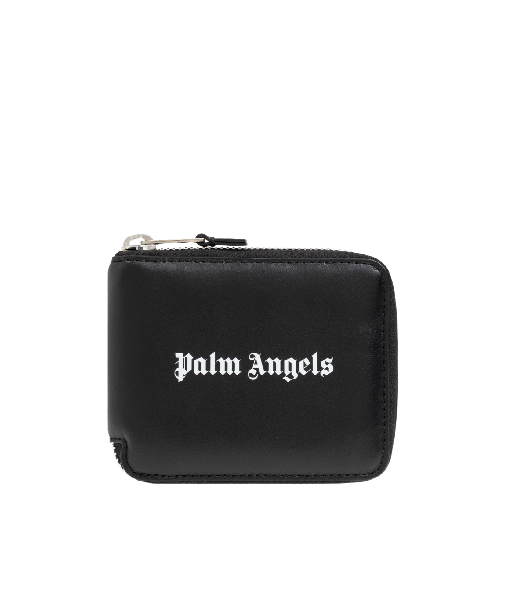 Palm Angels Classic Logo Zip Around In Black
