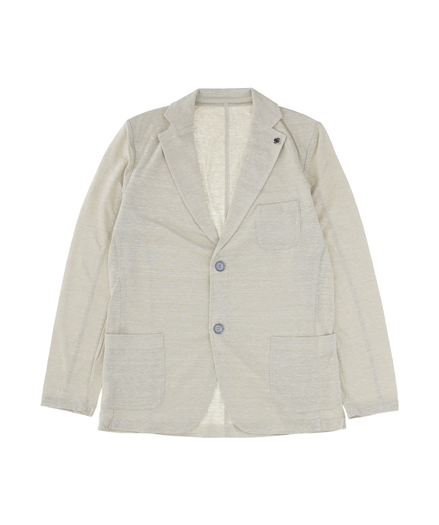 Gran Sasso Long-sleeved Casual Jacket In White